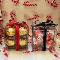 Cube Chocolate Box - Clear 70mm