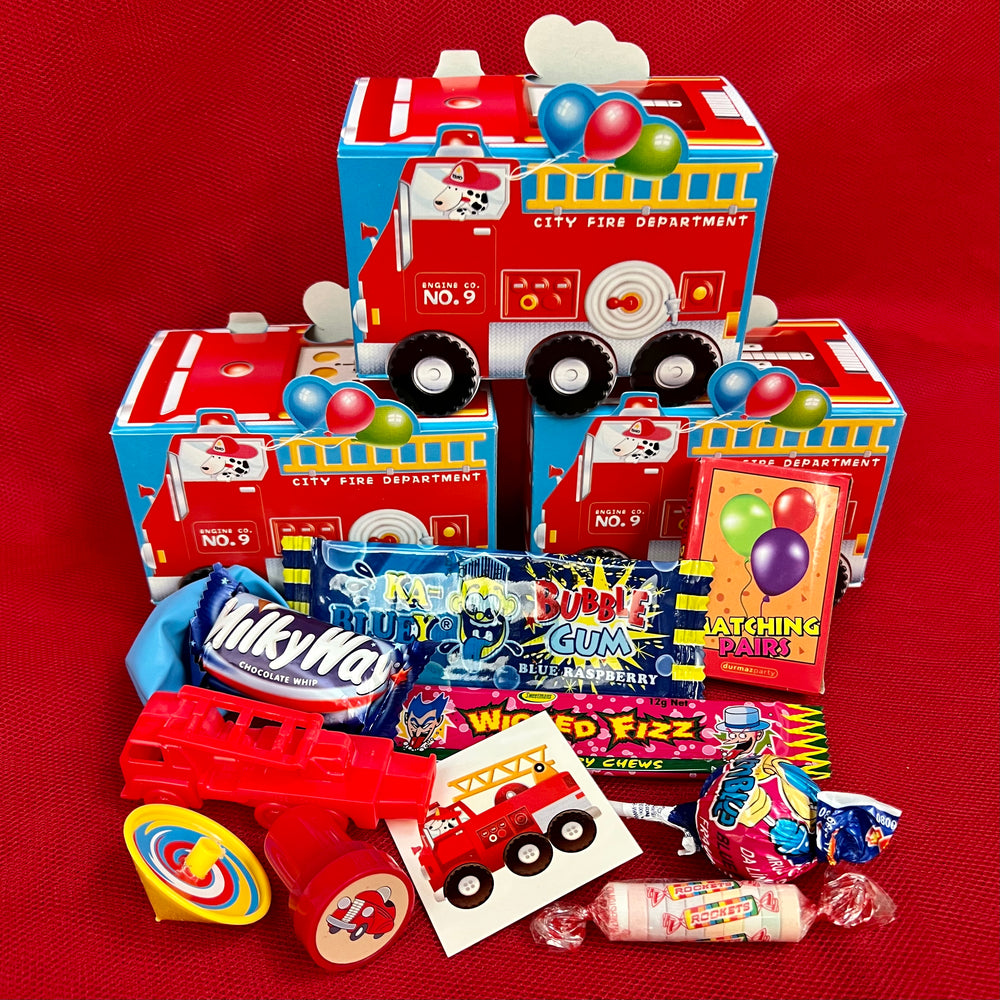 Fire Engine Lolly Box