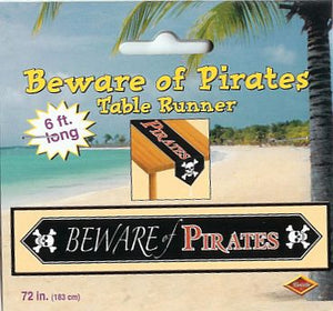 Beware of Pirates Table Runner