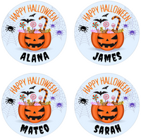 Rainbow Lolly Pop with Personalised Labels