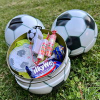 Soccer Ball Tin Money Bank