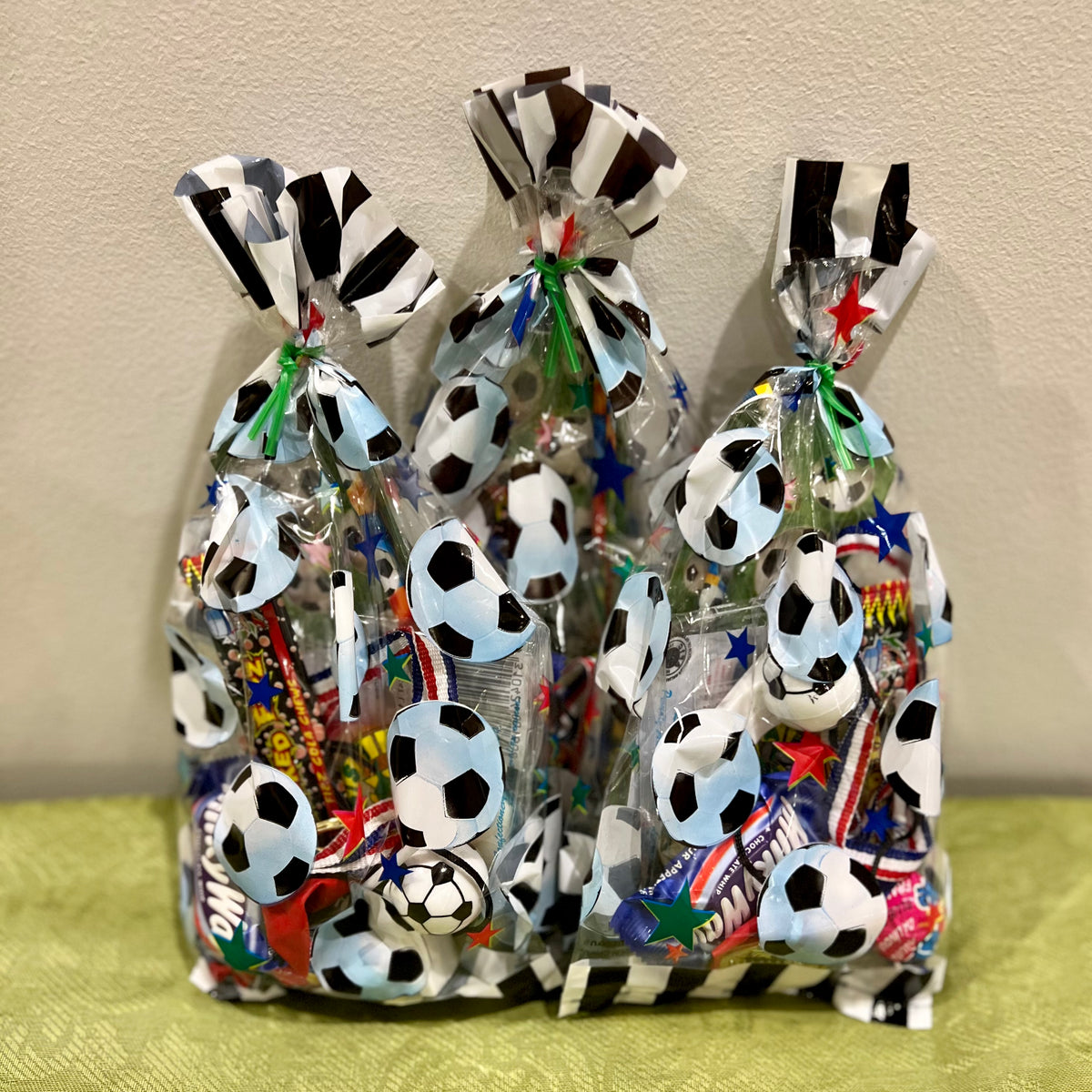 Soccer Ball Deluxe Lolly Bag Party Arts