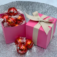 Cube Chocolate Box - Pink 70mm