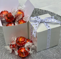 Cube Chocolate Box - White 70mm