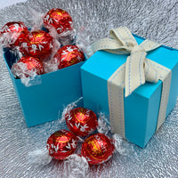 Cube Chocolate Box - Blue 70mm