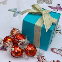 Cube Chocolate Box - Blue 70mm