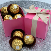 Cube Chocolate Box - Pink 70mm