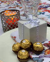 Cube Chocolate Box - White 70mm