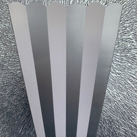 Favor Boxes - Silver/White Stripes