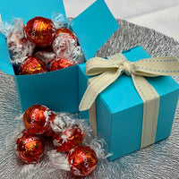 Cube Chocolate Box - Blue 70mm