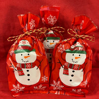 Xmas Snowman Lolly Bag