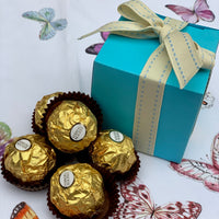 Cube Chocolate Box - Blue 70mm