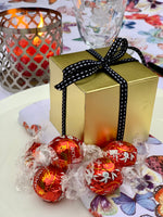 Cube Chocolate Box - Gold 70mm