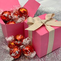 Cube Chocolate Box - Pink 70mm
