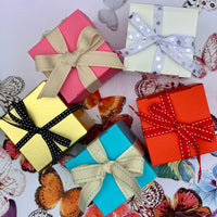 Cube Chocolate Box - Gold 70mm