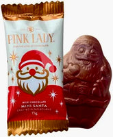 Pink Lady Chocolate Santas 12pc - 180gr
