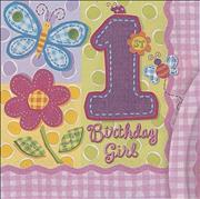 1st Birthday Girl Napkins