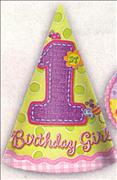 1st Birthday Girl Party Hats