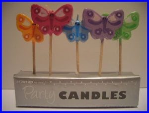 Butterfly Pick Candles