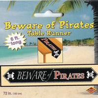 Beware of Pirates Table Runner