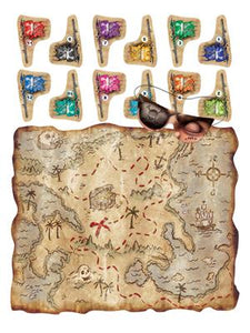 Pin the flag on the Pirate Treasure Map