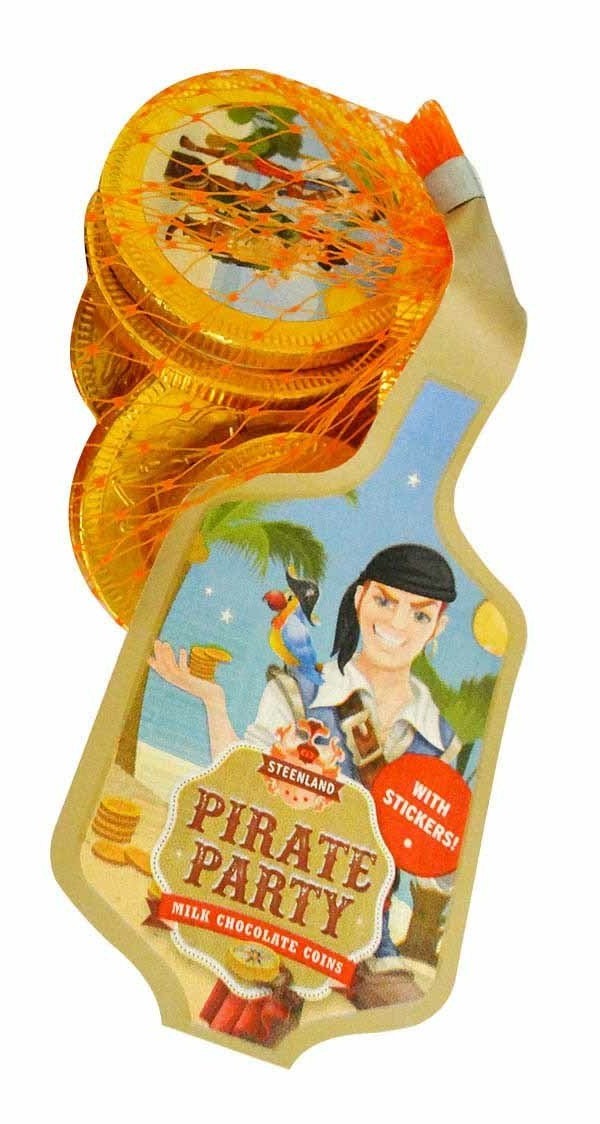 Pirate Party Milk Chocolate Coins