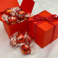 Cube Chocolate Box - Red 70mm