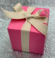 Cube Chocolate Box - Pink 70mm
