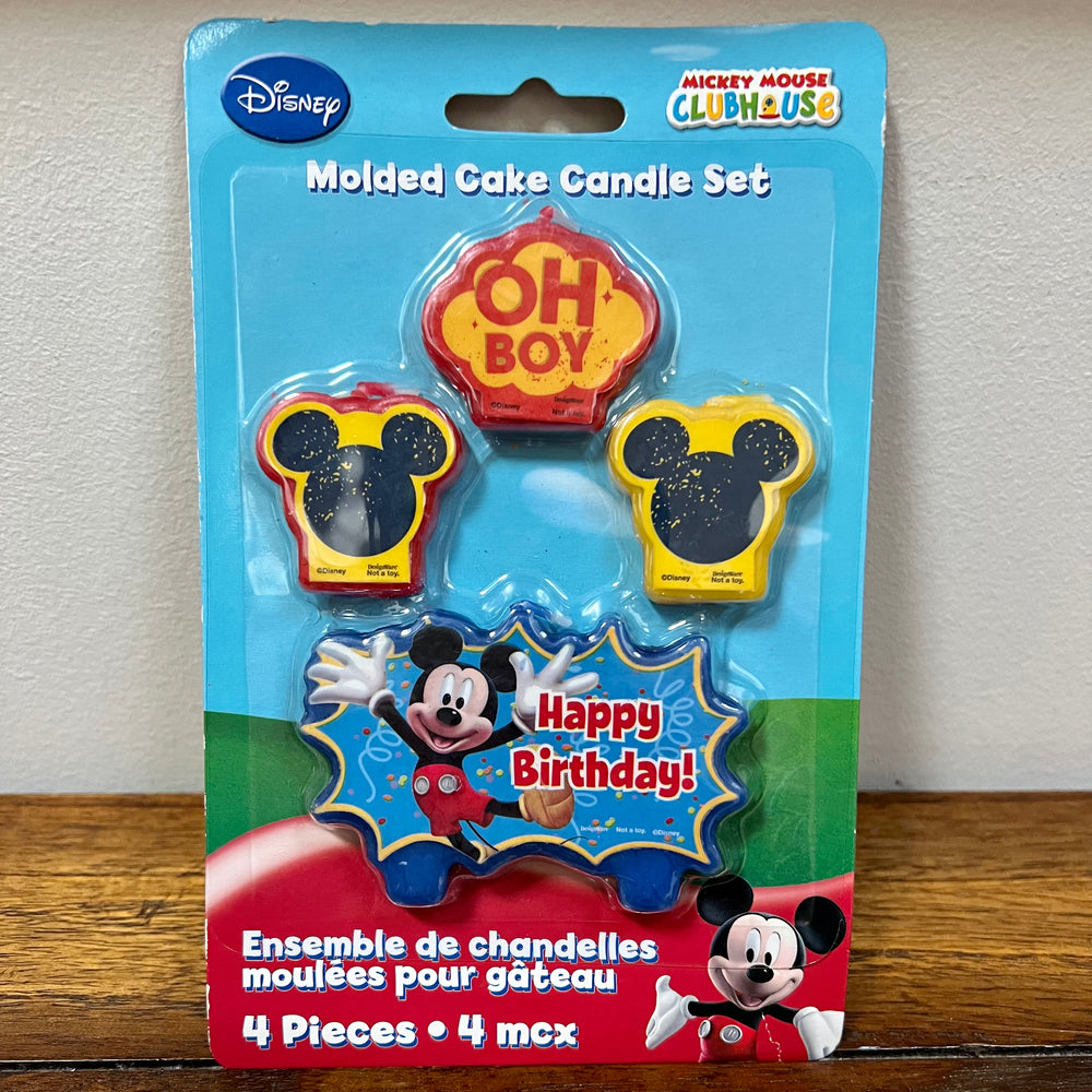 Disney Mickey Mouse Birthday Candle Set