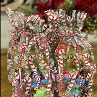 Christmas Stationery & Confectionery filled Lolly Bag