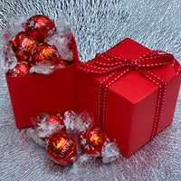 Cube Chocolate Box - Red 70mm
