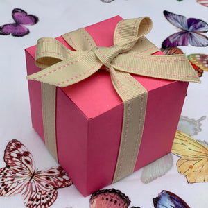 Cube Chocolate Box - Pink 70mm