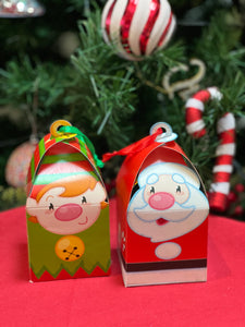 Christmas Santa & Elf Lolly Box