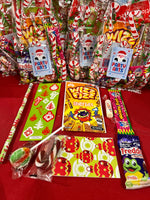 Christmas Stationery & Confectionery filled Lolly Bag
