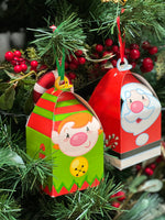 Christmas Santa & Elf Lolly Box
