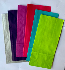 Paper Party/Gift Bags in Assorted Colours