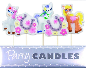 Pretty Ponies Pick Candles
