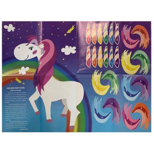 Pin the Tail and Horns on the Unicorn Game